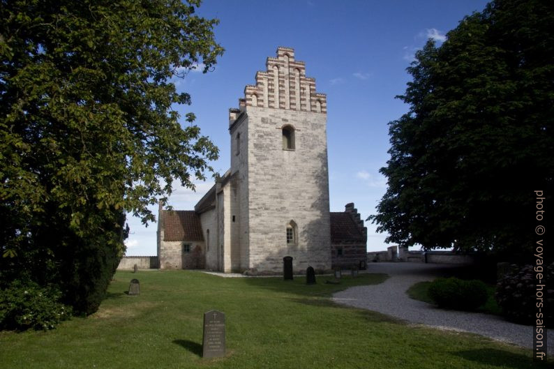 Clocher de l'ancienne église de Højerup. Photo © André M. Winter