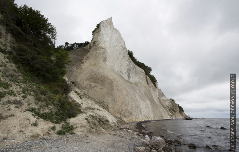 Pointe de craie à Møns Klint. Photo © André M. Winter