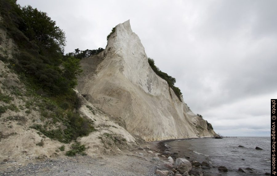 Pointe de craie à Møns Klint. Photo © André M. Winter