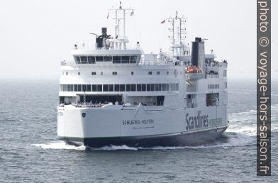 Ferry Schleswig-Holstein de Scandlines. Photo © André M. Winter