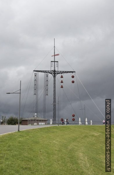 Indicateur historique des marées à Bremerhaven. Photo © André M. Winter