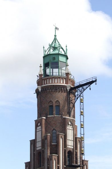 Partie supérieure du phare Bremerhaven Oberfeuer. Photo © André M. Winter
