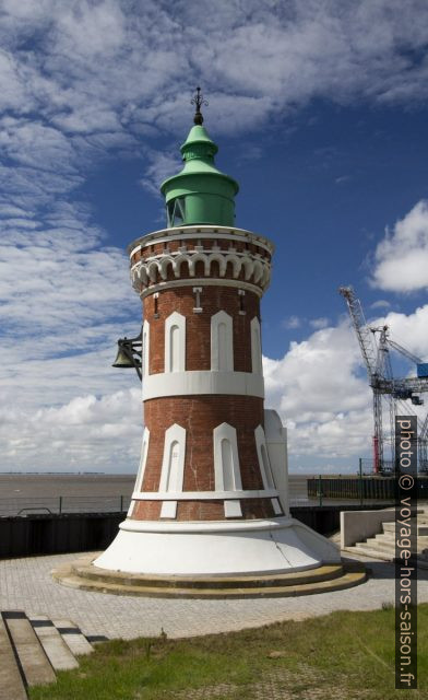 Pingelturm ou Kaiserschleuse Ostfeuer à Bremerhaven. Photo © André M. Winter