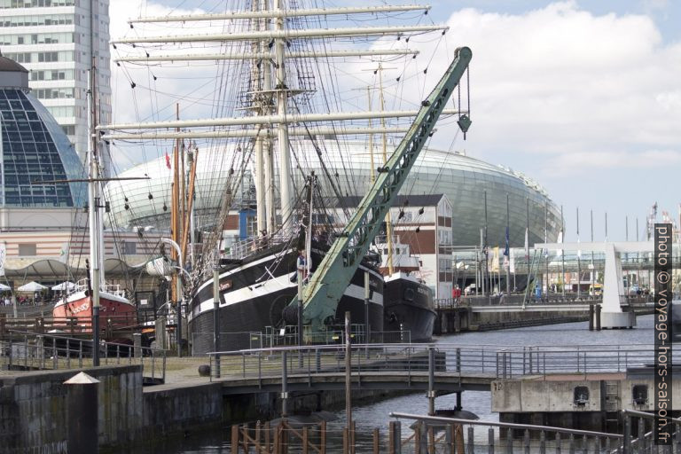 Immeuble-bulle du Klimahaus Bremerhaven 8° Ost. Photo © André M. Winter