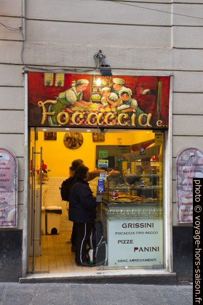 Focacceria Focaccia.... Photo © Alex Medwedeff
