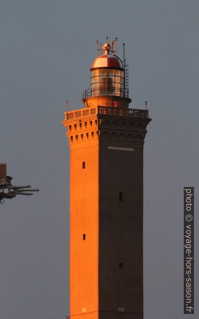 Partie supérieure de la Lanterna di Genova. Photo © André M. Winter