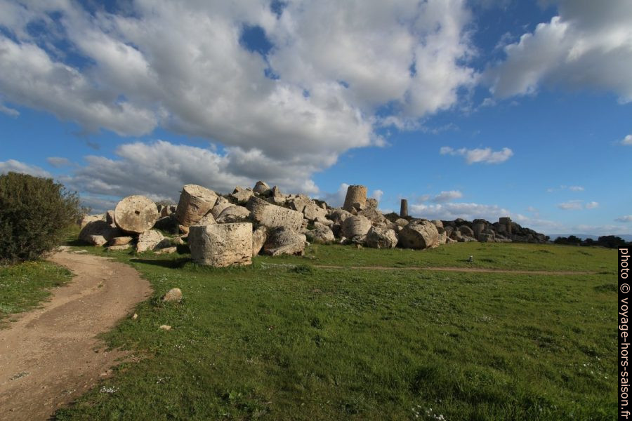 Temple G de Sélinonte vu du sud-ouest. Photo © André M. Winter