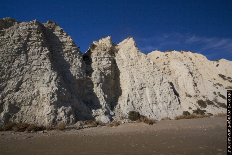 Marne érodée à l'ouest de la Scala dei Turchi. Photo © André M. Winter