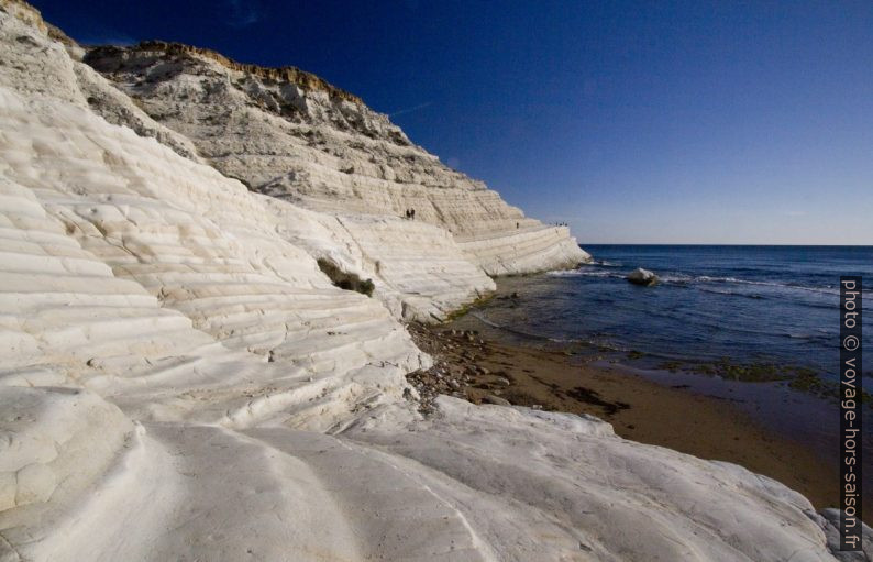 Face ouest de la Scala dei Turchi. Photo © André M. Winter