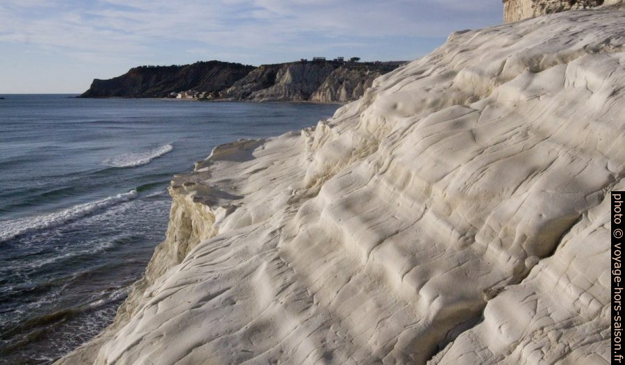 Marne blanche de la Scala dei Turchi. Photo © André M. Winter