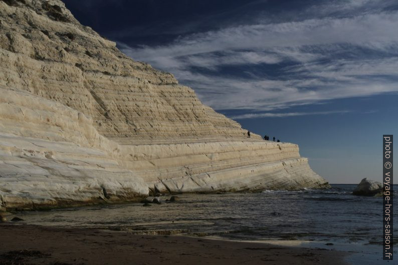 Scala dei Turchi vue le soir. Photo © Alex Medwedeff