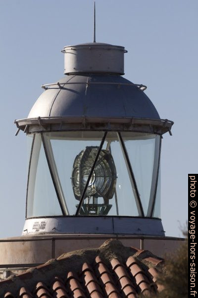 Lanterne du phare de Capo Rossello. Photo © André M. Winter