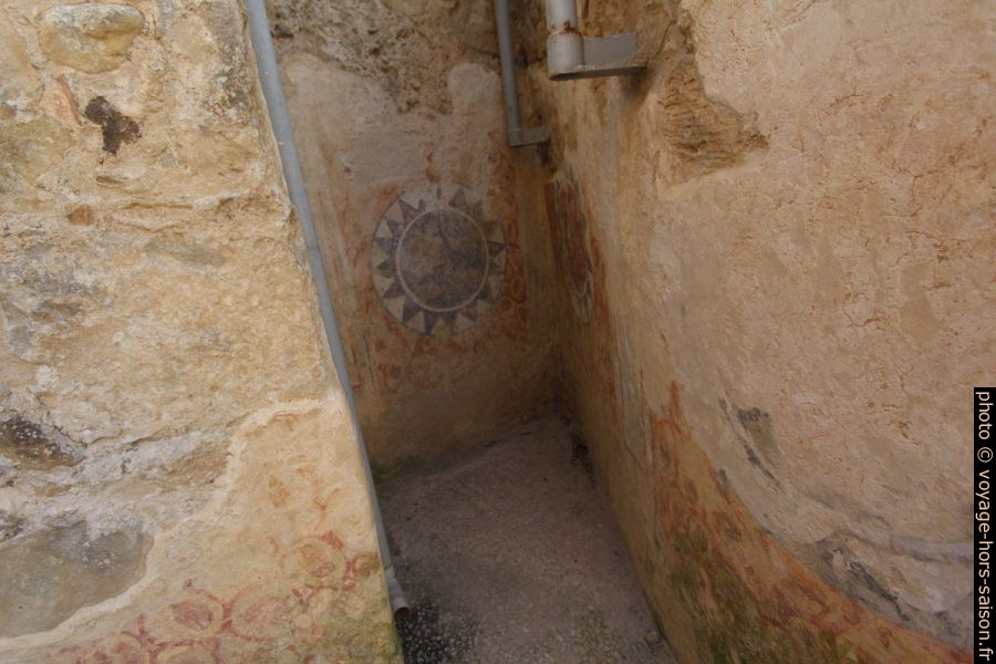 Peintures sur les murs de la Villa romaine du Casale. Photo © André M. Winter
