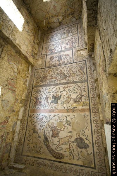 Chambre des enfants chasseurs dans la Villa romaine du Casale. Photo © André M. Winter
