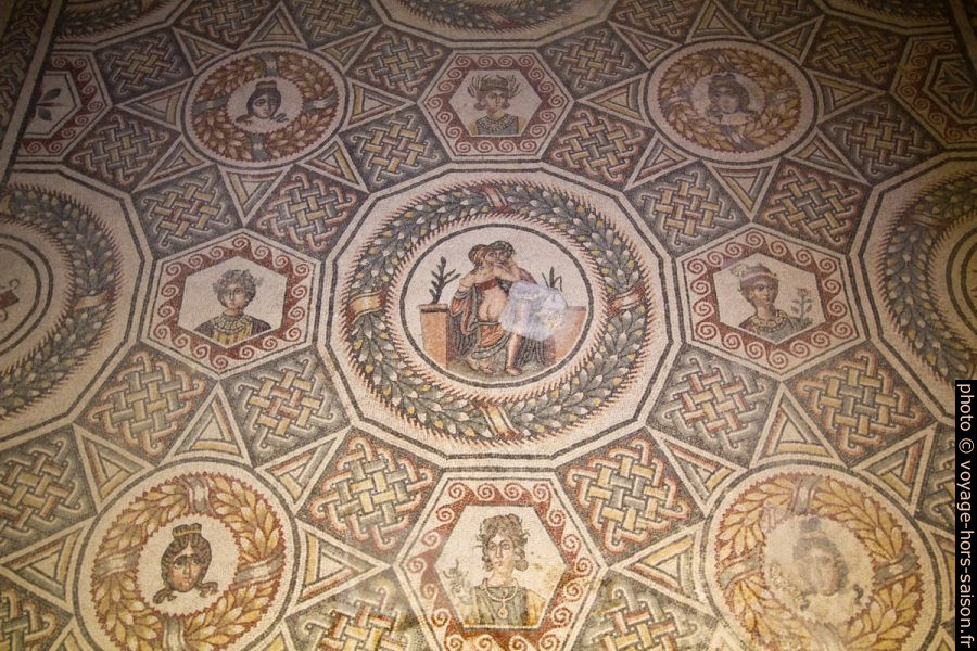 Mosaïque de la Scène Érotique dans la Villa du Casale. Photo © André M. Winter