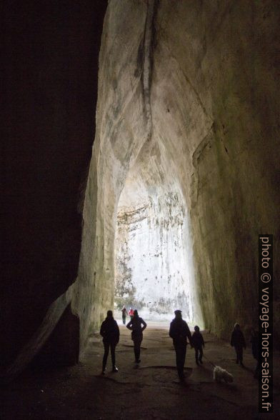 Dans l'Oreille de Dionysius. Photo © André M. Winter