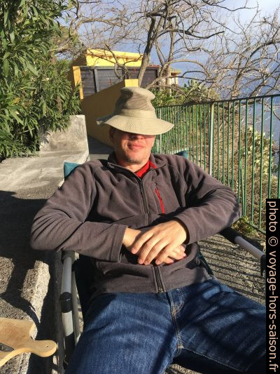 André au soleil. Photo © Alex Medwedeff