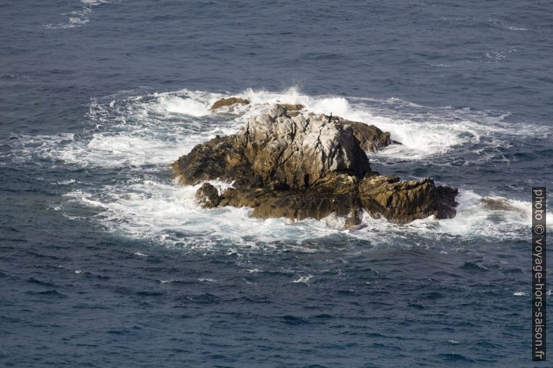 Îlot rocheux au large de Capo Vaticano. Photo © André M. Winter