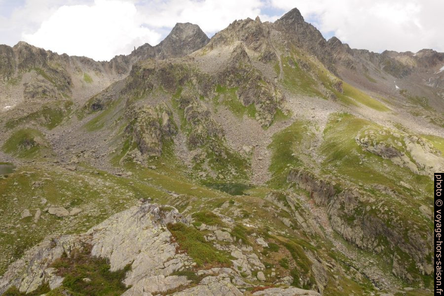 Pointe du Petit, Pointe du Grand et l'Arête d'Assaly. Photo © André M. Winter