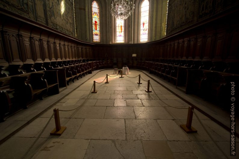 Chaires du chœur de l'abbatiale de St. Antoine. Photo © André M. Winter