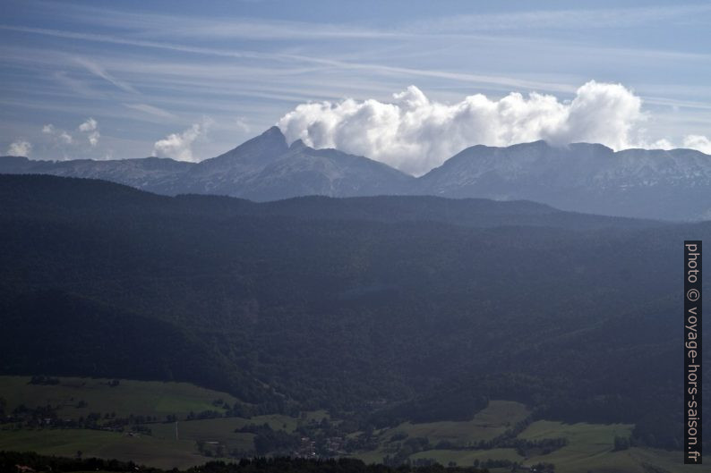 Nuages sur la Grande Moucherolle. Photo © Alex Medwedeff