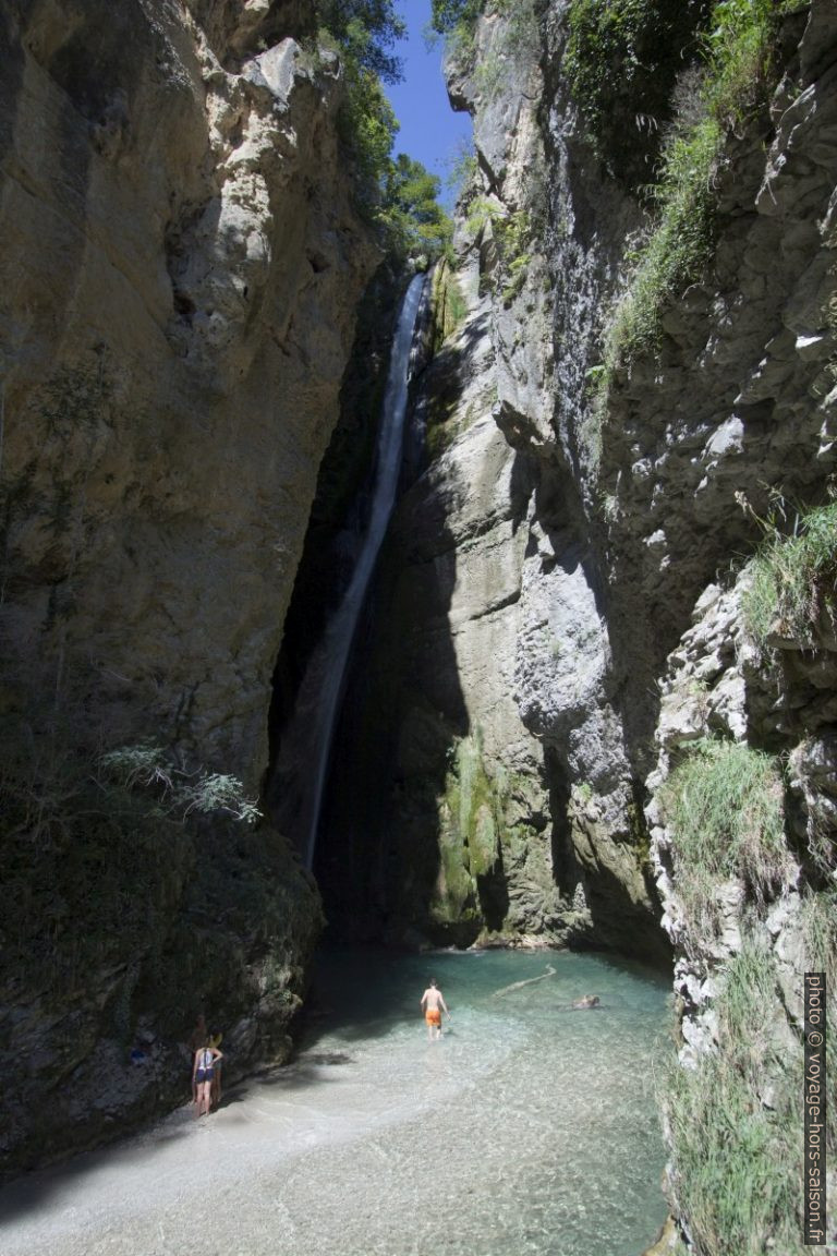 Chute de la Druise sur la Gervanne Voyage Hors Saison