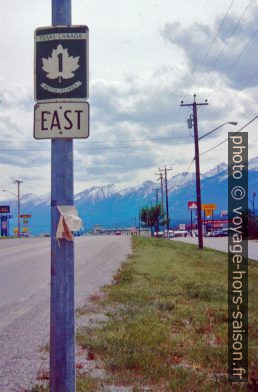 Le Transcanada Highway 1 à Golden. Photo © André M. Winter