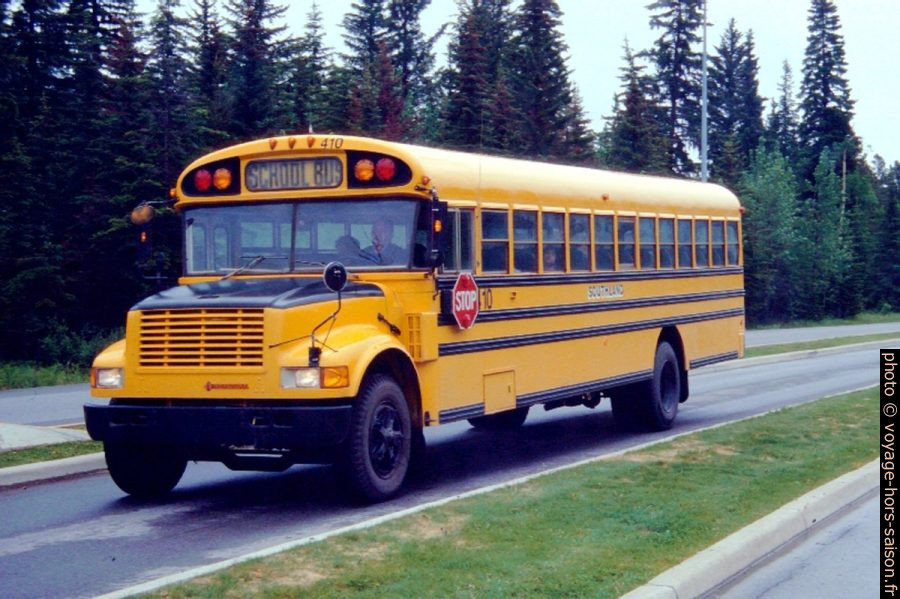 Schoolbus américain. Photo © André M. Winter
