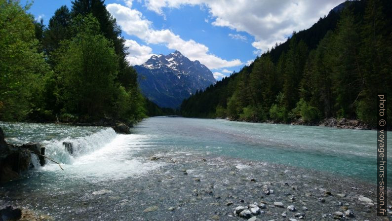 Rivière Lech et l'embouchure du Namloserbach. Photo © André M. Winter