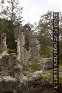 Chapelle de la ruine Sigmundsburg sur l'île du la Fernsteinsee. Photo © Alex Medwedeff