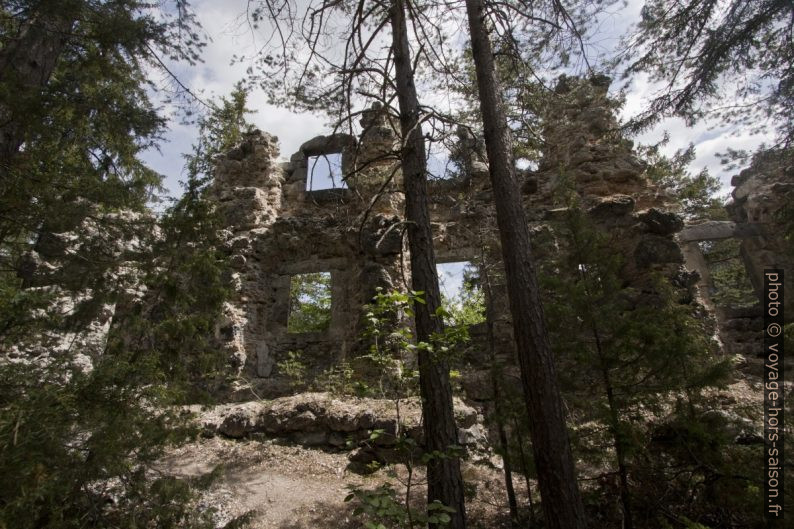 Ruine Sigmundsburg sur l'île du la Fernsteinsee. Photo © André M. Winter