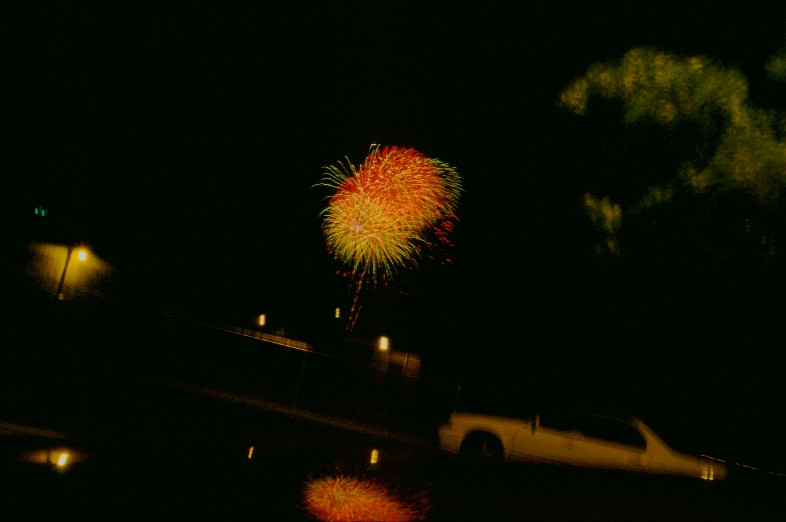 Feu d'artifice du 4 juillet à Yakima. Photo © André M. Winter