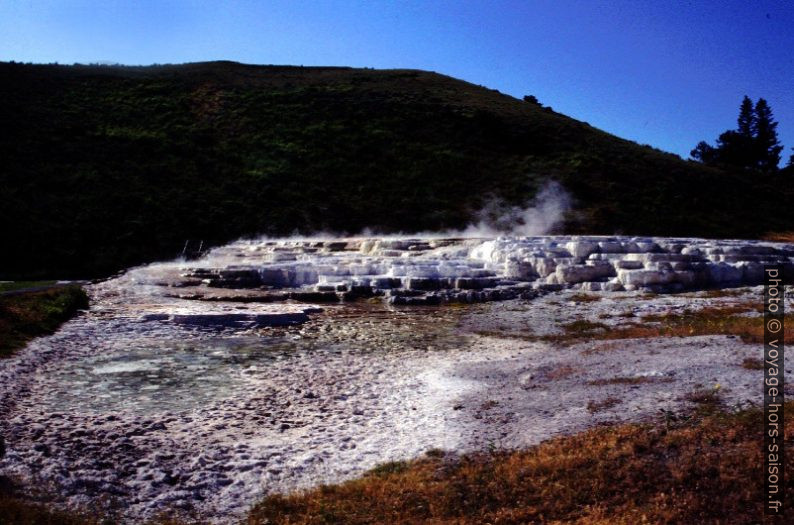 Mammoth Hot Springs Opal Terrace. Photo © André M. Winter