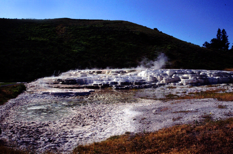 Mammoth Hot Springs Opal Terrace. Photo © André M. Winter