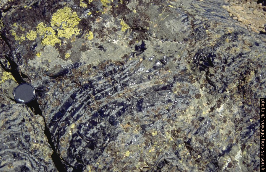Roche obsidienne. Photo © André M. Winter