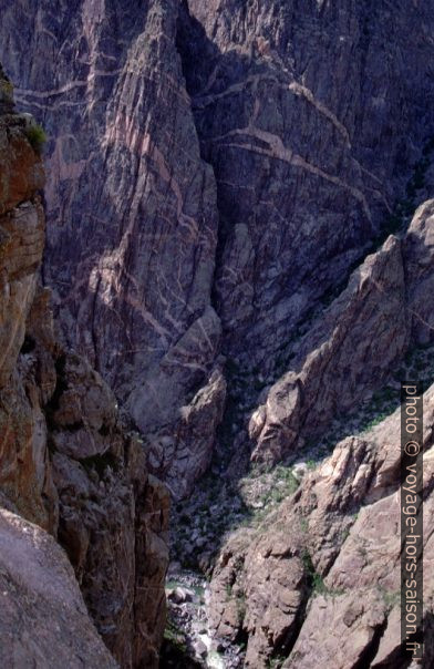 Painted Wall im Black Canyon of the Gunnison. Photo © André M. Winter