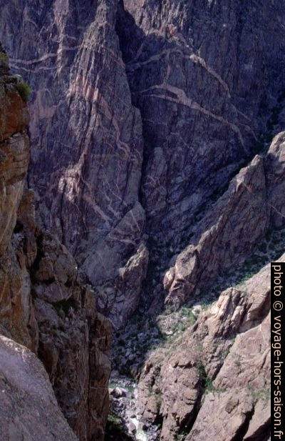 Painted Wall im Black Canyon of the Gunnison. Photo © André M. Winter