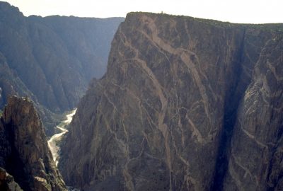 Painted Wall du Black Canyon of the Gunnison. Photo © André M. Winter