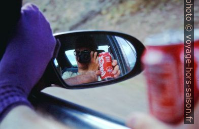 André co-driving through Coca-Cola-Country. Photo © André M. Winter