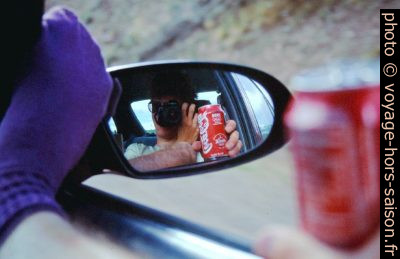 André co-driving through Coca-Cola-Country. Photo © André M. Winter