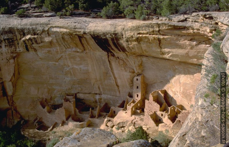 Le Square Tower House de Mesa Verde. Photo © André M. Winter