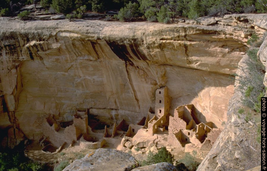 Le Square Tower House de Mesa Verde. Photo © André M. Winter