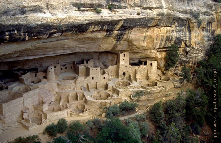 Détail du Cliff Palace de Mesa Verde. Photo © André M. Winter