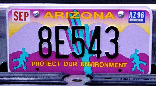 Plaque de l'Arizona. Photo © André M. Winter