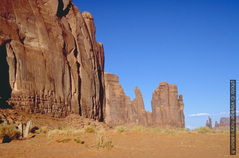 Partie de la Rain God Mesa du Monument Valley. Photo © André M. Winter