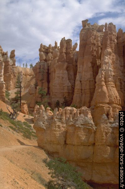 Tourelles dans le Bryce Canyon National Park. Photo © André M. Winter