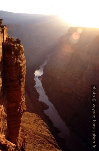 Le Colorado River auf fond du Grand Canyon. Photo © André M. Winter
