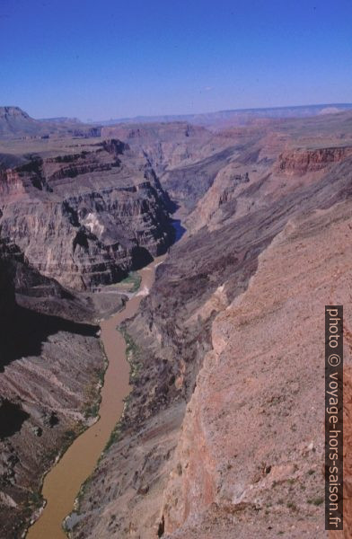 Vue de Toroweap aux Lavafalls dans le Grand Canyon. Photo © André M. Winter