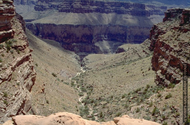 Le Saddle Horse Canyon au-dessus du Grand Canyon. Photo © André M. Winter