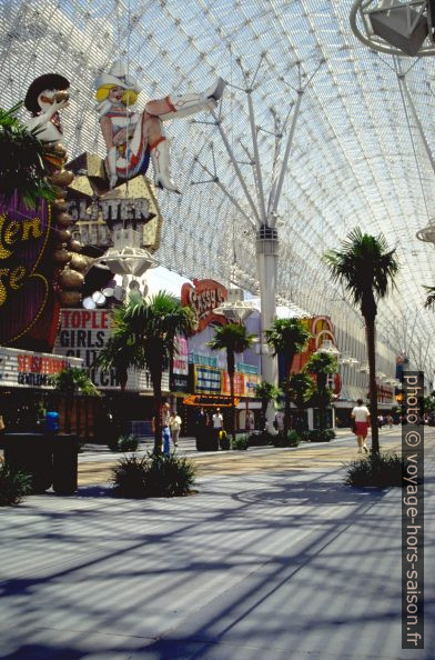 La Freemont Street couverte à Las Vegas. Photo © André M. Winter